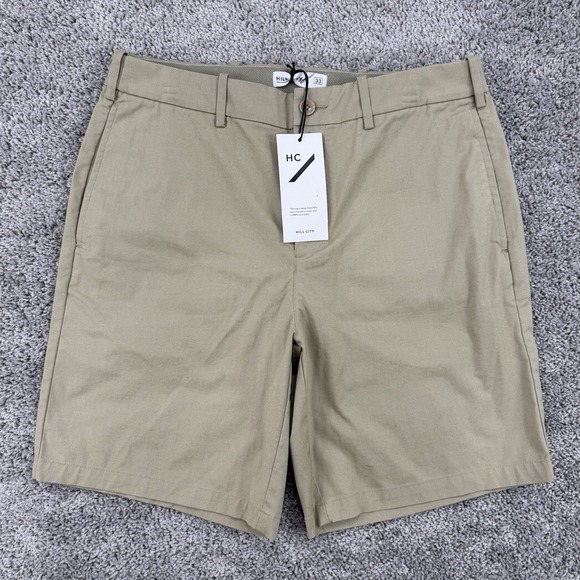 Hill City Other - Hill City Shorts Men's 33 Beige NWT Fist Everyday Stretch Chino Preppy